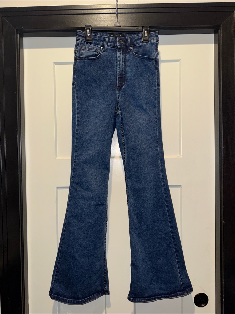 George Dark Blue Flared Jeans